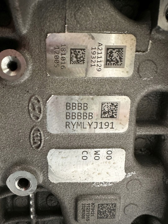 фото №13, Genesis kia hyundai 2.2 crdi d4hf d4he блок двигателя номинальный