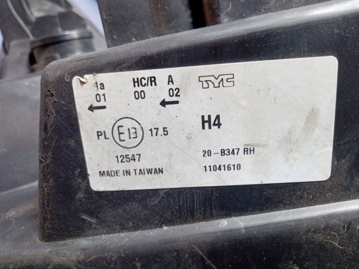 фото №6, Ford transit connect mk1 фара праве фара права eu 20-b347