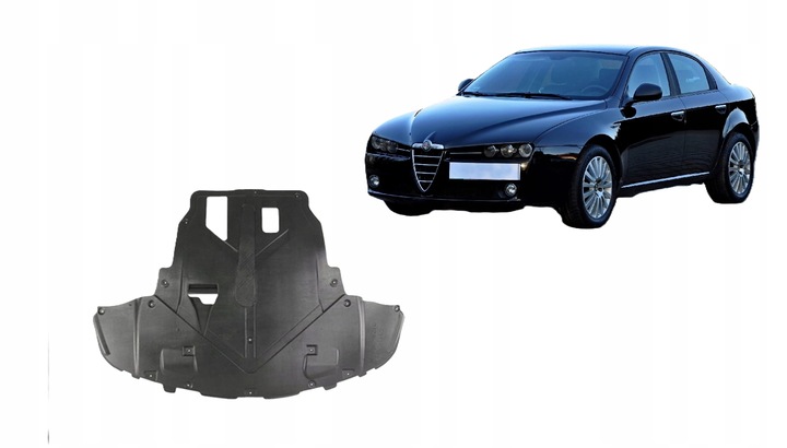 фото №1, Захист двигуна нижня alfa romeo 159 spider brera 09.05- 1.9 2.4jtd