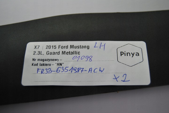 фото №5, Ліві обшивка стійка стійка ford mustang vi 2015+