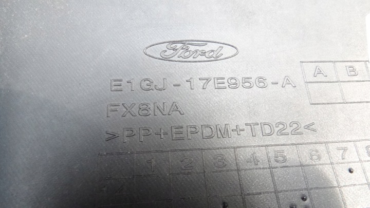 фото №13, Ford s-max mk2 2014- дифузор накладка бампера заднього e1gj-17e956-a