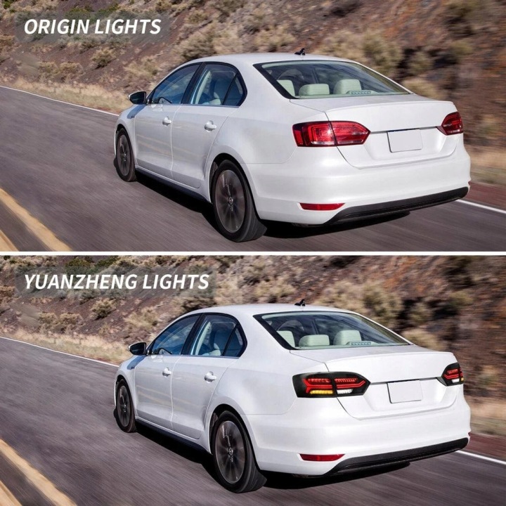 фото №10, Лампи задні kpl повний led діодні dts маслоприймач чорний vw jetta vi 5c 6 2010-2014