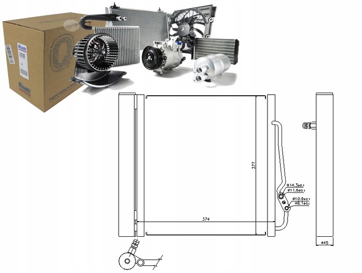 фото №13, Радіаторів кондиціонера mcc smart city-coupe 98- 0.