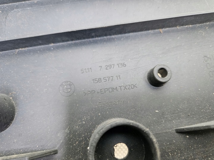 фото №9, Прокладка планка pod номерные знаки do бампера передней bmw 4 f32 f33 f36