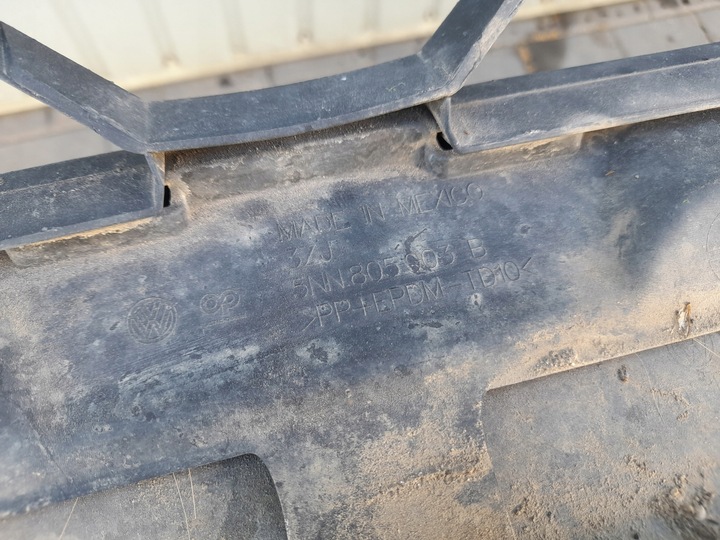 фото №12, Vw tiguan ii рестайлинг 20-24 нижняя накладка бампера передней 5nn805903b usa