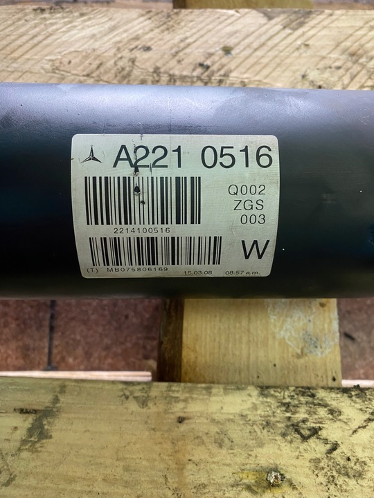 фото №5, Mercedes s420 w221 4.0cdi wał привідний a2210516