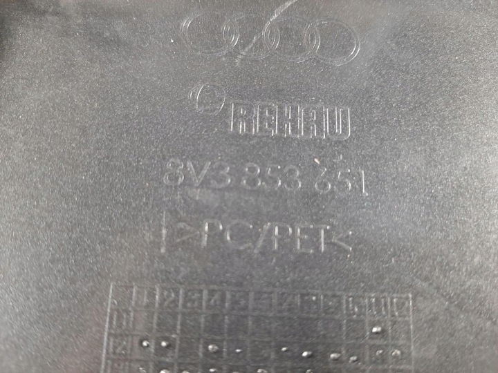 фото №7, Audi a3 8v решётка радиатора решётка маскировочная накладка 8v3853651 a3 8v