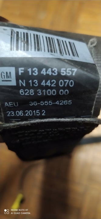 фото №5, Передня панель ліве з натягувач astra j 617023600 or