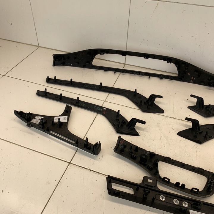 фото №12, Декори капот тунелю двері дерево 11szt набір audi q7 sq7 4m s-line 18r