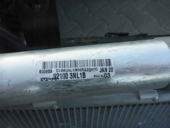 фото №10, Nissan leaf радіатор вода кондиціонер 921003nl1a 214103nl2a оригінал