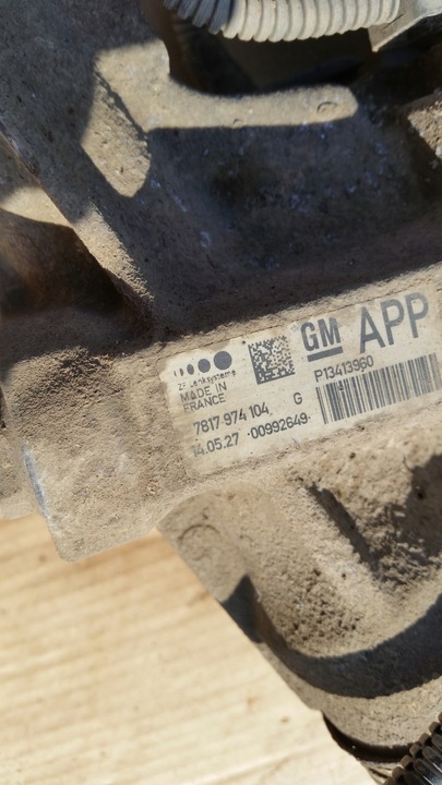 фото №7, Opel zafira c рейка рульового управління 7817974104g