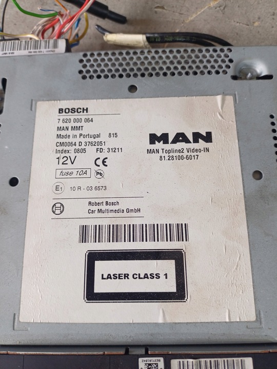 фото №5, Радио навигация man tgx tgs, tga евро 6 nr. 81281006017