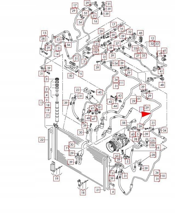 фото №6, Шланг кондиционера audi q7 07-