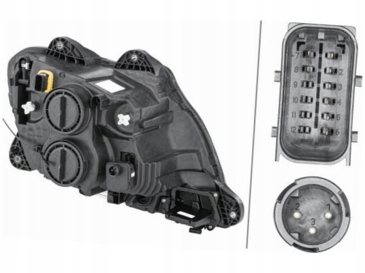 фото №2, Лампа фара левый daf xf 12- cf 13-