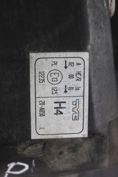 фото №4, Лампа левая передняя fiat grande punto