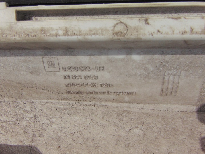 фото №16, Планка накладка порогова ліва opel signum opc z474 європа