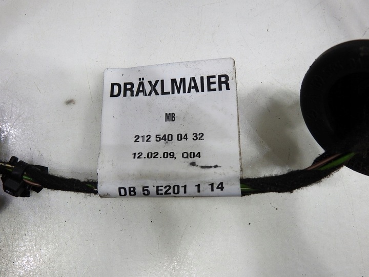 фото №8, Жгут установка дверь правый перед mercedes w212