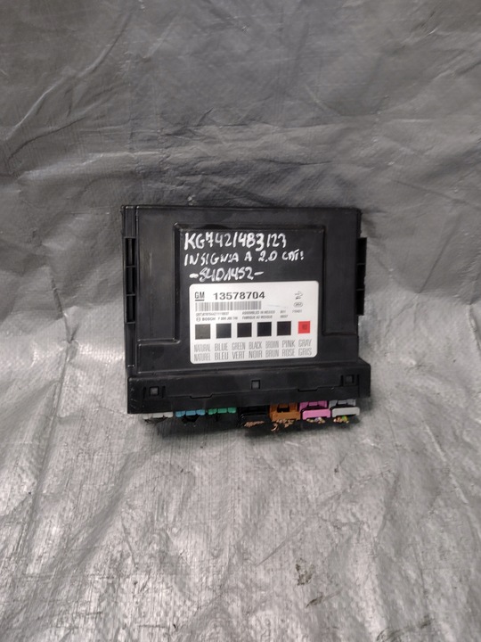 фото №1, Модуль комфорту opel insignia a 13578704