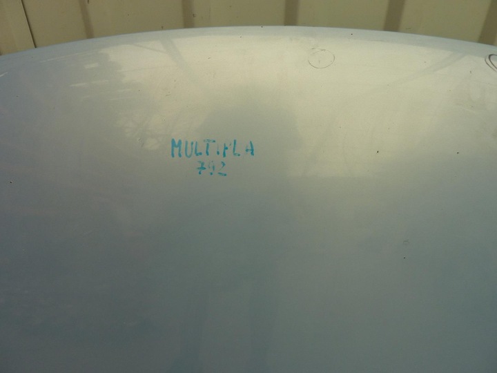 фото №6, Капот fiat multipla 2 ii 04-10r. блакитна код 792