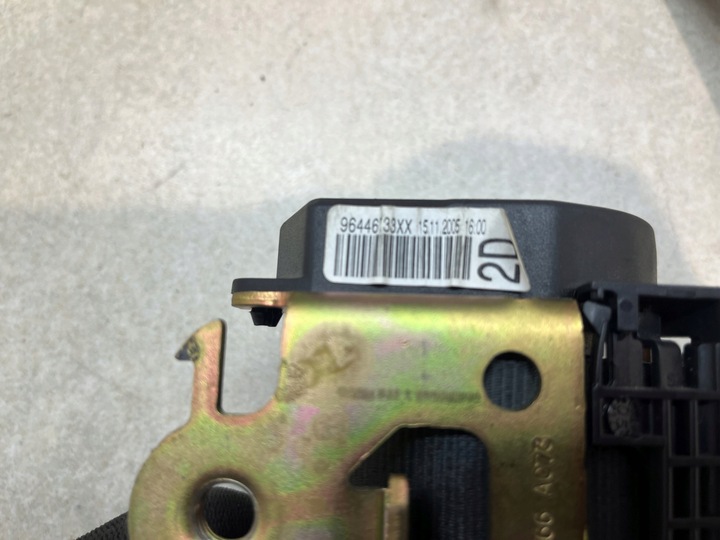 фото №5, Pas безопасности правые зад peugeot 1007 1.4 16v 96446733