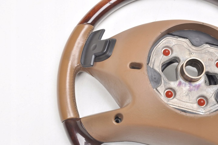 фото №13, Mercedes w221 рестайлінг кермо шкіряний дерев'яна a2214603803