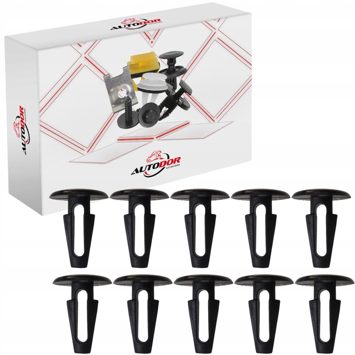 фото №1, Mitsubishi honda toyota клипсы зажимы прокладки крышки двигателя колёсная арка