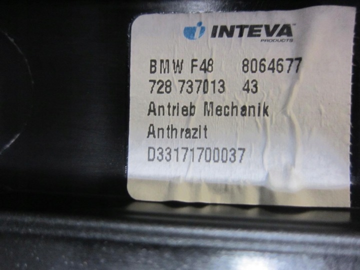 фото №13, Bmw x1 f48 дах панорамний панорама люк 54107445467 7445467