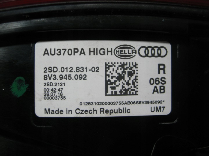 фото №13, Фара зад задняя audi a3 8v 8v3 8v3945092 led