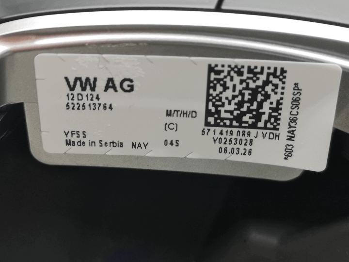 фото №14, Кермо багатофункціональна шкіра пелюстки vw tayron tiguan iii 571419089j