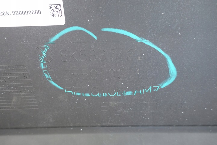 фото №12, Vw golf 6 vi hb 5k6 2008- бампер задній зад 5k6807421