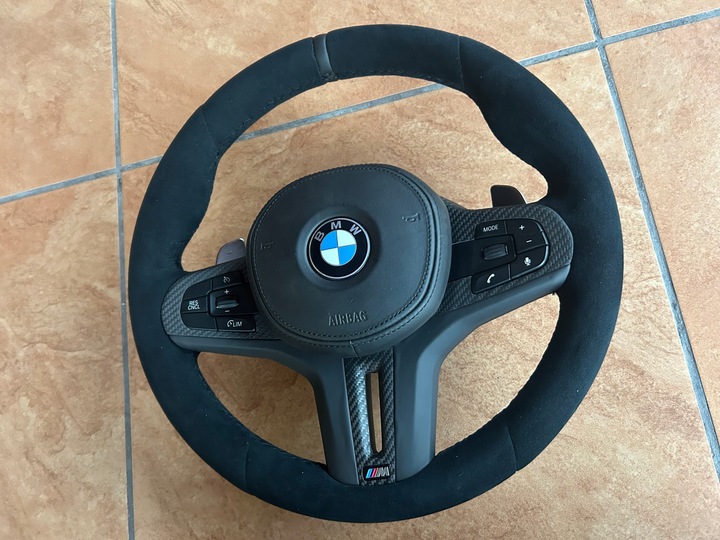 фото №5, Bmw g30 g31 g01 g02 g11 g12 кермо карбон алькантара m набір подушка безпеки