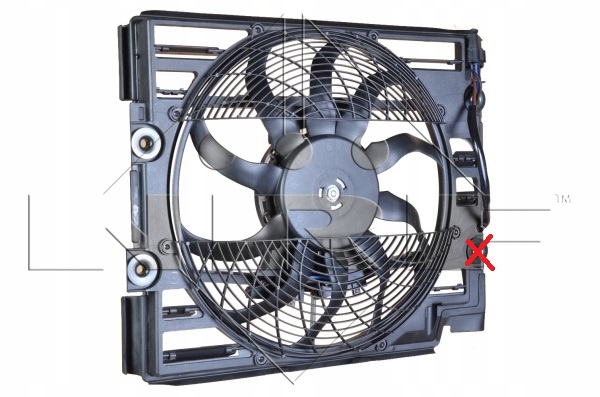 фото №1, Вентилятор радіатор nrf 47029