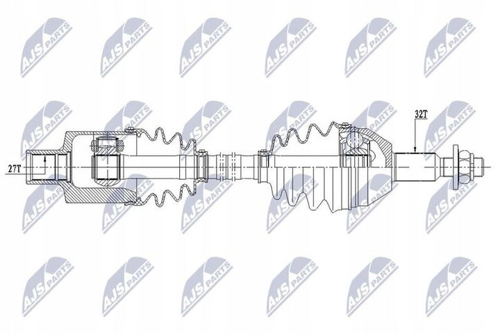 фото №5, Піввісь привідна передня права pacifica 4880342ab