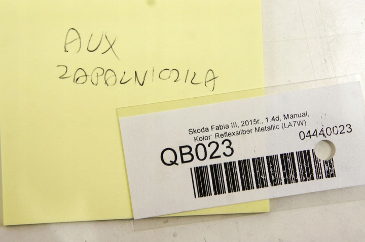 фото №5, Qb023 skoda fabia iii полиця бардачок прикурювач 6v0857367a