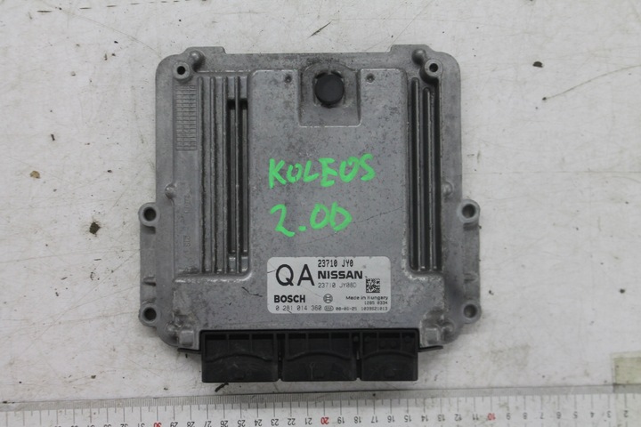 фото №1, Компьютер двигателя 23710jy08d koleos i 2.0 dci 07-16