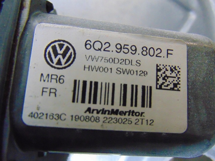 фото №12, Механизм стёкла левый перед vw transporter t5 6q2959802f