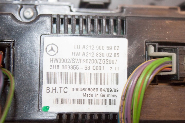 фото №8, Mercedes-benz e w212 2009 управление i элементы электрические