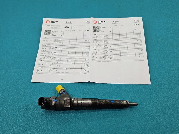 фото №1, Протестированный инжектор renault master iii 10-19 0445110634 h82912226 2.3 dci