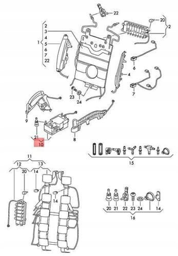 фото №4, Насос воздуха сиденья комфорт audi a6 a7 4g 4g8881073