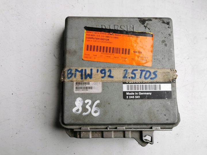 фото №7, Bmw 3 2.5tds 0281001243 2245541 комп'ютер ecu оригінал