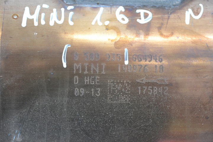 фото №7, Каталізатор dpf 8509935 140976-10 664946 8509933 mini cooper r60