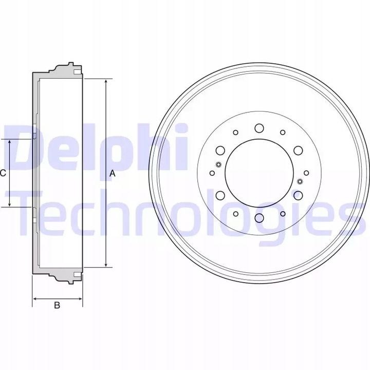 фото №2, Барабан гальмівний зад toyota hilux vii, hilux viii 2.4d-3.0d 03.05-