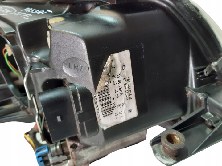 фото №7, Лампа левый перед ксенон vw passat b5 рестайлинг eu 3b7941015m