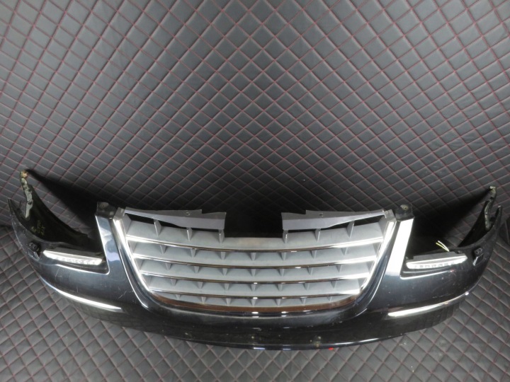 фото №8, Chrysler grand voyager бампер передній перед комплектний омивачі