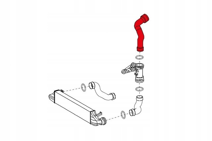 фото №14, Шланг турбины mercedes c clk 2035281582