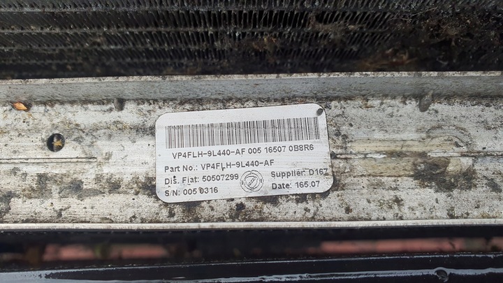 фото №6, Pas переднє радіатор alfa romeo 159 1.9 8v jtdm