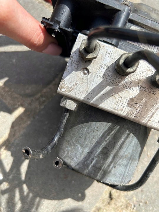 фото №5, Opel meriva a 1.3 насос abs 13182319 0265231583