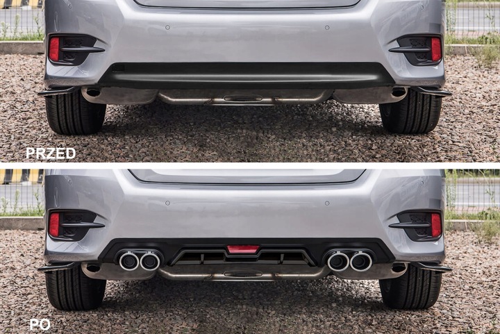 фото №6, Honda civic x sed диффузор накладка бампера задняя