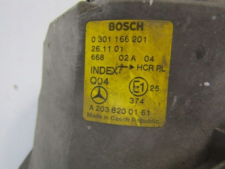 фото №2, Mercedes c w203 фара лампа перед левая