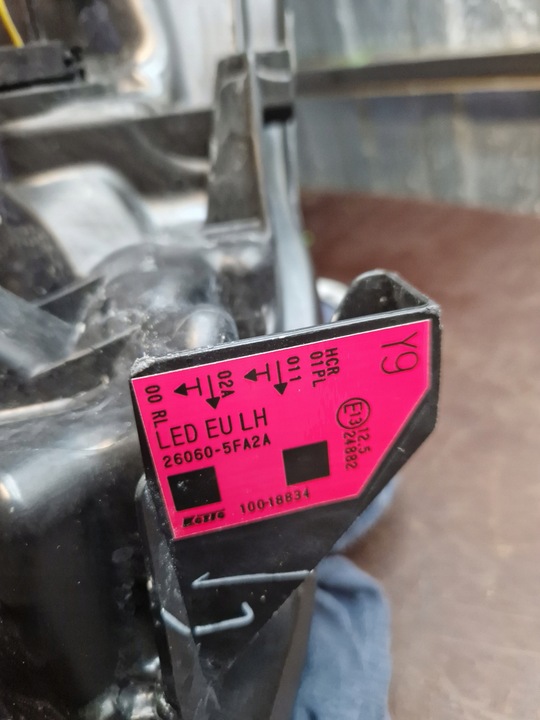 фото №10, Nissan micra k14 лампа перед левая полный led